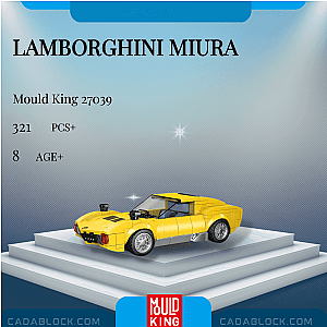 MOULD KING 27039 Lamborghini Miura Technician