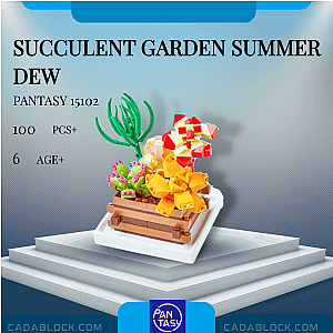 Pantasy 15102 Succulent Garden Summer Dew Creator Expert