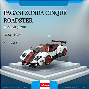 Rastar 98200 Pagani Zonda Cinque Roadster Technician