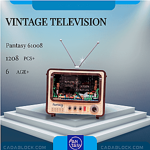 Pantasy 61008 Vintage Television Creator Expert