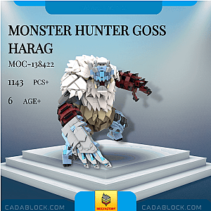 MOC Factory 138422 Monster Hunter Goss Harag Movies and Games