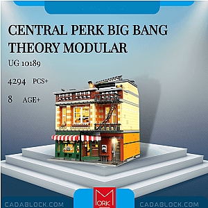 URGE 10189 Central Perk Big Bang Theory Modular Modular Building