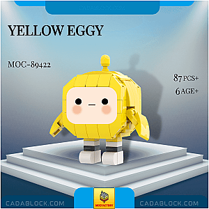 MOC Factory 89422 Yellow Eggy Movies and Games