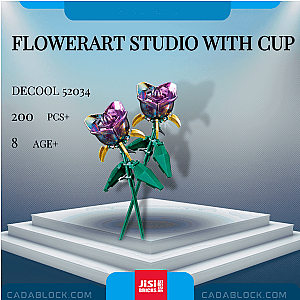 DECOOL / JiSi 52034 FlowerArt Studio with Cup Creator Expert