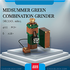 DECOOL / JiSi 16805 Midsummer Green Combination Grinder Creator Expert