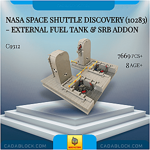 MOC Factory C9312 NASA Space Shuttle Discovery (10283) - External Fuel Tank &amp; SRB Addon Space