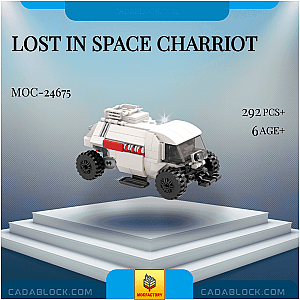MOC Factory 24675 Lost In Space Charriot Movies and Games