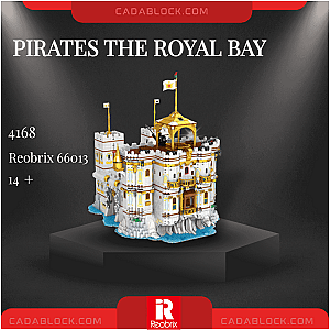 REOBRIX 66013 Pirates The Royal Bay Modular Building