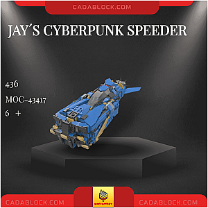 MOC Factory 43417 Jay´s Cyberpunk Speeder Technician