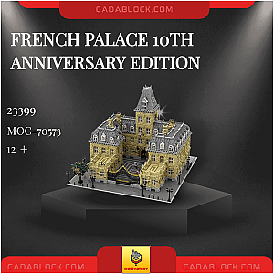 MOC Factory 70573 French Palace 10th Anniversary Edition Modular Building