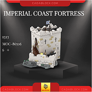 MOC Factory 86506 Imperial Coast Fortress Modular Building