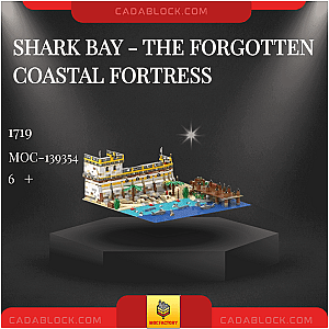 MOC Factory 139354 Shark Bay - The Forgotten Coastal Fortress Creator Expert