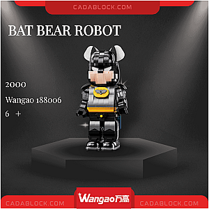 Wangao 188006 Bat Bear Robot Creator Expert