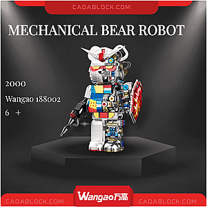 Wangao 188002 Mechanical Bear Robot Creator Expert