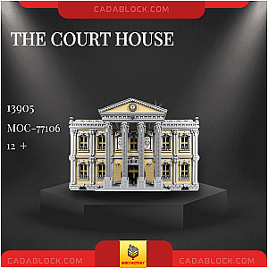 MOC Factory 77106 The Court House Modular Building