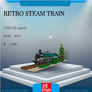 JIESTAR 59020 Retro Steam Train Technician