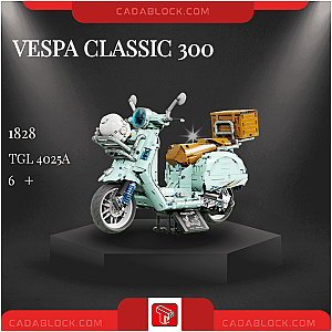 TaiGaoLe 4025A Vespa Classic 300 Creator Expert
