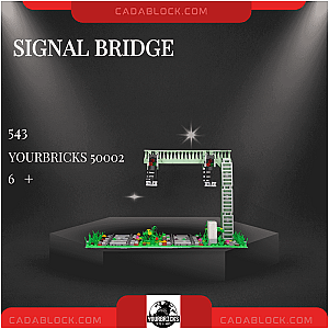 YOURBRICKS 50002 Signal Bridge Technician