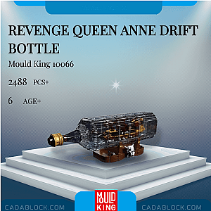 MOULD KING 10066 Revenge Queen Anne Drift Bottle Creator Expert