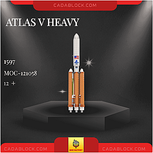 MOC Factory 121058 Atlas V Heavy Space