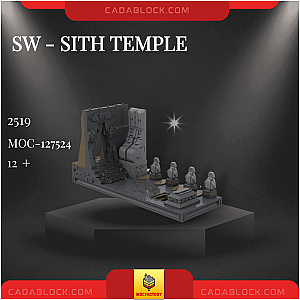 MOC Factory 127524 SW - Sith Temple Star Wars