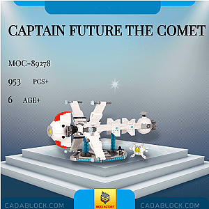 MOC Factory 89278 Captain Future The Comet Movies and Games