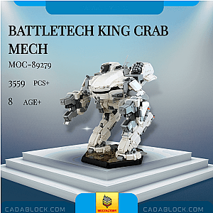 MOC Factory 89279 BattleTech King Crab Mech Movies and Games