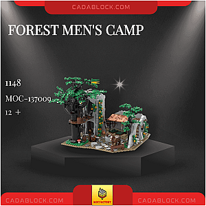 MOC Factory 137009 Forest Men's Camp Modular Building