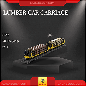 MOC Factory 49271 Lumber Car Carriage Technician