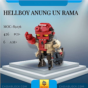 MOC Factory 89276 Hellboy Anung Un Rama Movies and Games