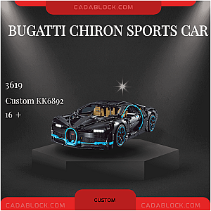 Custom KK6892 Bugatti Chiron Sports Car Technician