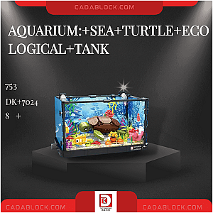 DK 7024 Aquarium: Sea Turtle Ecological Tank Creator Expert