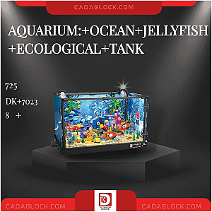 DK 7023 Aquarium: Ocean Jellyfish Ecological Tank Creator Expert