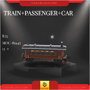 MOC Factory 89445 Train Passenger Car Technician