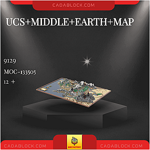 MOC Factory 133505 UCS Middle Earth Map Movies and Games
