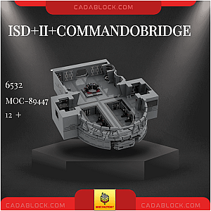 MOC Factory 89447 ISD II Commandobridge Star Wars