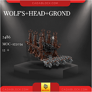 MOC Factory 122034 Wolf's Head Grond Movies and Games