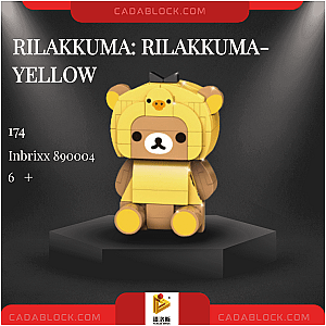 PANLOSBRICK 890004 Rilakkuma: Rilakkuma-Yellow Creator Expert