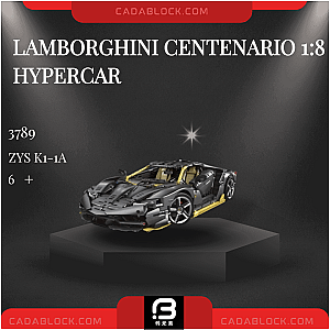 ZYS K1-1A Lamborghini Centenario 1:8 Hypercar Technician