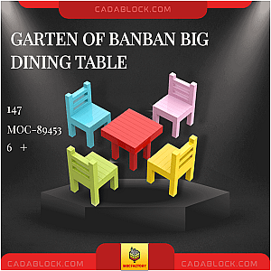 MOC Factory 89453 Garten of Banban Big Dining Table Creator Expert