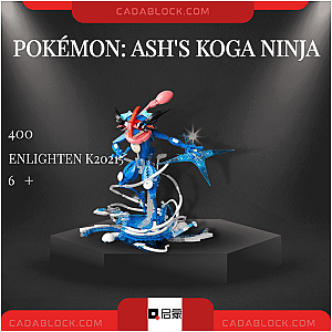 QMAN / ENLIGHTEN / KEEPPLEY K20215 Pokémon: Ash's Koga Ninja Creator Expert