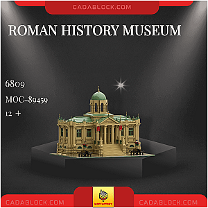 MOC Factory 89459 Roman History Museum Modular Building
