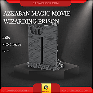 MOC Factory 59226 Azkaban Magic Movie Wizarding Prison Movies and Games