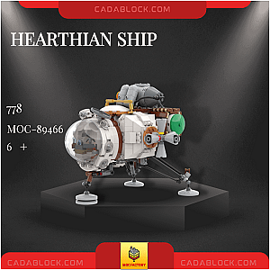 MOC Factory 89466 Hearthian Ship Space