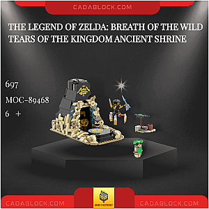 MOC Factory 89468 The Legend of Zelda: Breath of the Wild Tears of the Kingdom Ancient Shrine Creator Expert