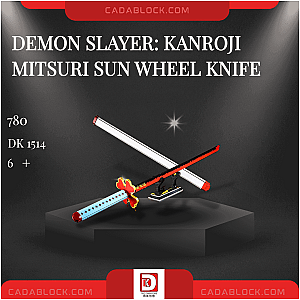DK 1514 Demon Slayer: Kanroji Mitsuri Sun Wheel Knife Movies and Games