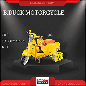 BALODY 21060 B.Duck motorcycle Creator Expert