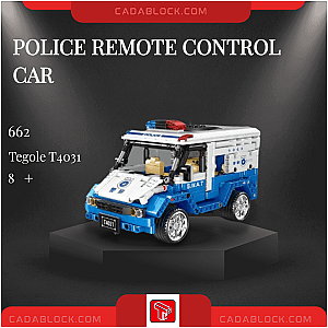 TaiGaoLe T4031 Police Remote Control Car Technician