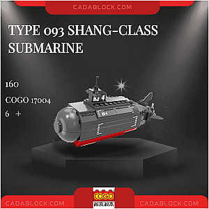 CoGo 17004 Type 093 Shang-class Submarine Military