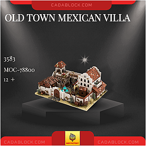 MOC Factory 78800 Old Town Mexican Villa Modular Building